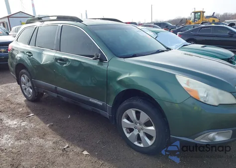 2011 Subaru Outback 2.5I Premium из США, поврежденный, VIN 4S4BRCCC4B3334230